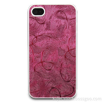 Crystal Case for Apple's iPhone 4, Made of PC and PU Materials